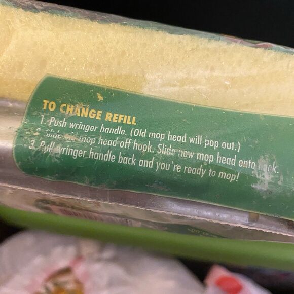 Libman Nitty Gritty 10" Sponge Roller Mop Refill #02011 NEW FACTORY SEALED - Picture 8 of 10